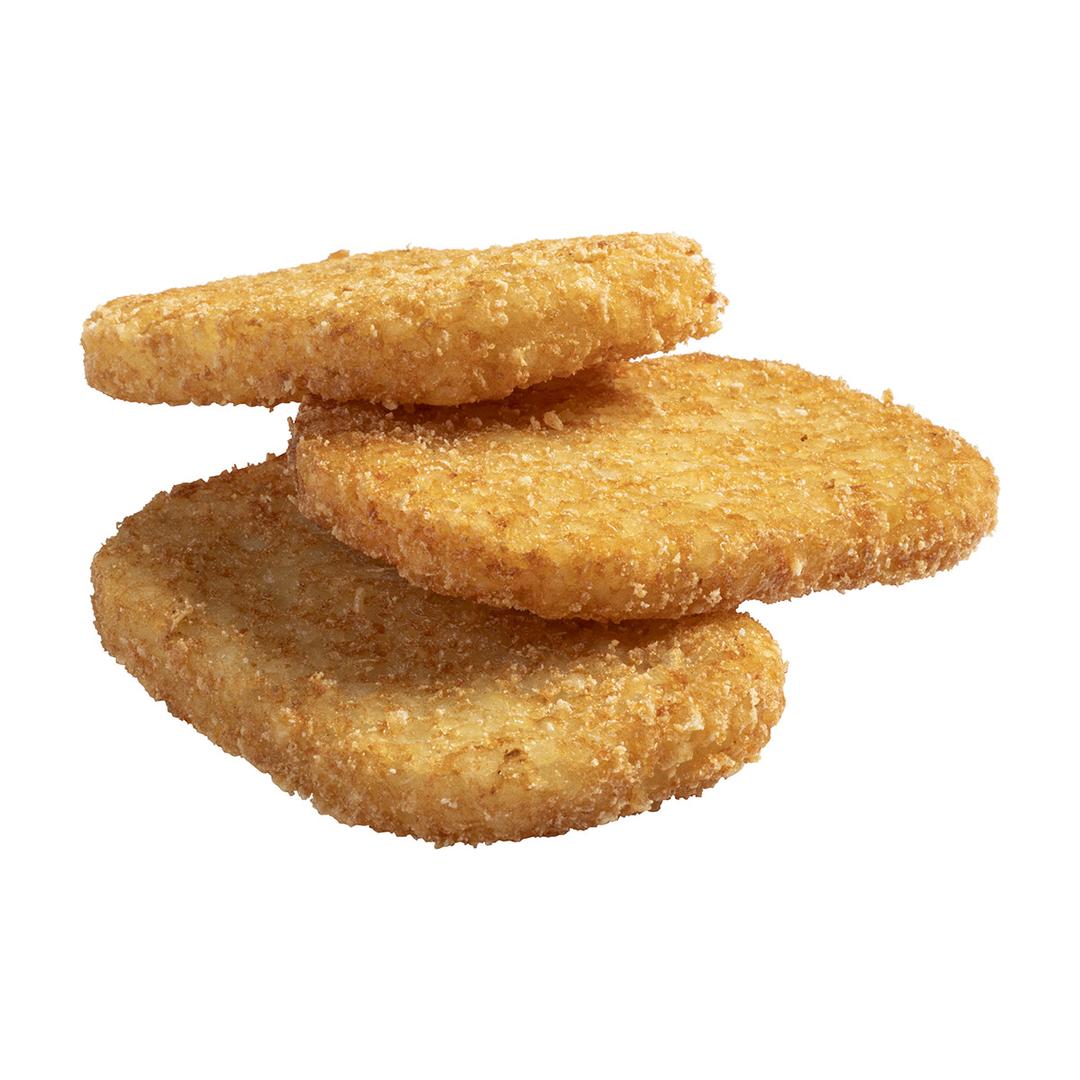 Hamburguesas de hash brown de papa
